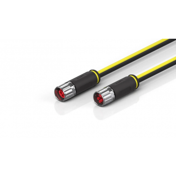 ZK7610-1819-A050 B17, ENP cable, PUR, 3 G 2.5 mm² + (1 x 4 x AWG22), drag chain suitable, key 2 (230 V AC) 5.00 m