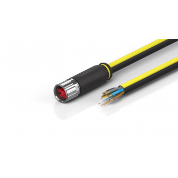 ZK7714-3100-A936 B23, ENP cable, PUR, 5 G 4.0 mm² + (1 x 4 x AWG22), drag chain suitable, key 2 (400 V AC)