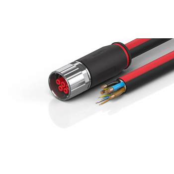 ZK7825-3100-01315 B40, ECP cable, PUR, 5 G 16.0 mm² + (1 x 4 x AWG22), drag chain suitable, key 2 (400 V AC)