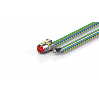 ZK7825-BW00-A400 B40, ECP cable, PUR, 5 G 16.0 mm² + (1 x 4 x AWG22), drag chain suitable, key 2 (400 V AC)