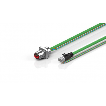 ZK7906-AG00-A140 ENP cable, PUR, 3 G 1.5 mm² + (1 x 4 x AWG22), drag chain suitable, key 3 (user-defined voltage)