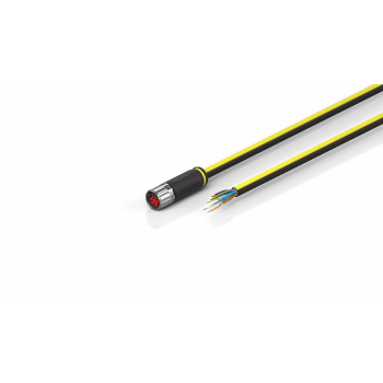 ZK7908-3100-A230 B17, ENP cable, PUR, 5 G 1.5 mm² + (1 x 4 x AWG22), drag chain suitable, key 3 (user-defined voltage)