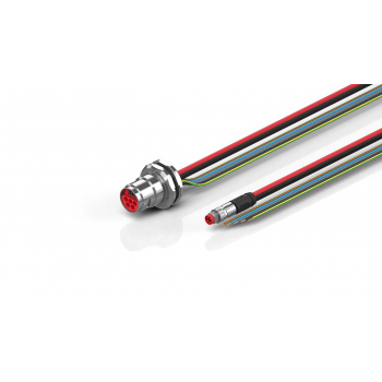 ZK7908-CB00-0SW30 B17, ECP cable, PUR, 5 G 1.5 mm² + (1 x 4 x AWG22), drag chain suitable, key 3 (user-defined voltage)