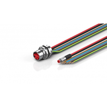 ZK7A14-AU00-0425 B23, ECP cable, PUR, 5 G 4.0 mm² + (1 x 4 x AWG22), drag chain suitable, key 3 (user-defined voltage)