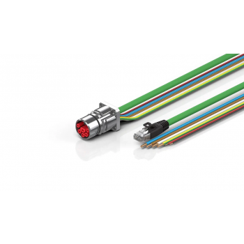 ZK7A21-CC00-A425 B23, ENP cable, PUR, 4 G 4.0 mm² + 2 x 2.5 mm² + (1 x 4 x AWG22), drag chain suitable, key 3 (user-defined voltage)