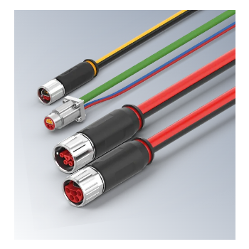 ZK7A30-3431-B080 B23, ENP cable, PUR, 3 G 4 mm² + 2 x 1.5 mm² + (1 x 4 x AWG26), drag chain suitable, key 3 (user-defined voltage), XTS