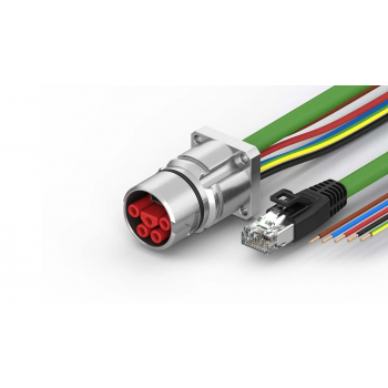 ZK7A30-BW00-A010 B23, ENP cable, PUR, 3 G 4.0 mm² + 2 x 1.5 mm² + (1 x 4 x AWG22), drag chain suitable, key 3 (user-defined voltage), XTS