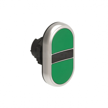 DOUBLE TOUCH GREEN/GREEN PUSHBUTTON ACTUATOR
