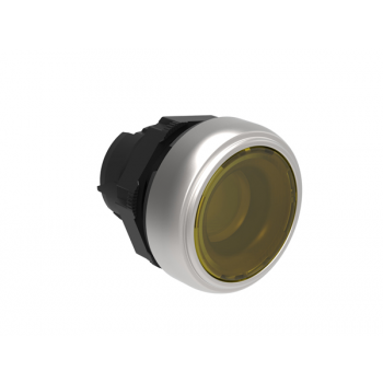 FLUSH ILLUMINATED YELLOW PUSHBUTTON ACTUATOR