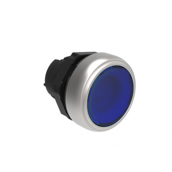 FLUSH ILLUMINATED BLUE PUSHBUTTON ACTUATOR