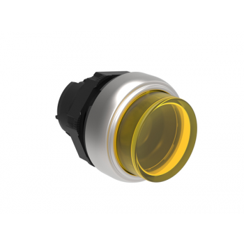 EXTENDED HEAD ILLUMINATED YELLOW PUSHBUTTON ACTUATOR
