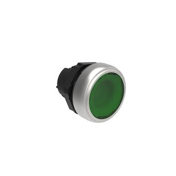 ALTERNATE ACTION GREEN FLUSH ILLUMINATED PUSHBUTTON ACTUATOR