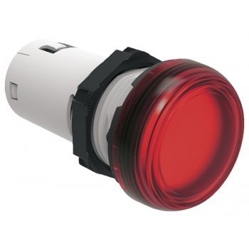 MONOBLOCK RED LED PILOT LIGHT 24VAC/DC