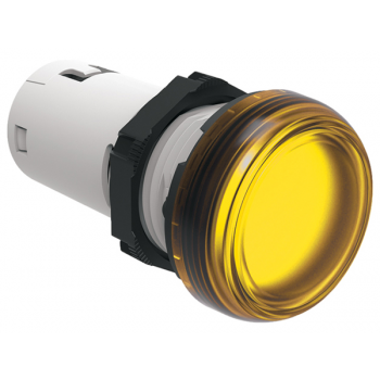 MONOBLOCK YELLOW LED PILOT LIGHT 24VAC/DC