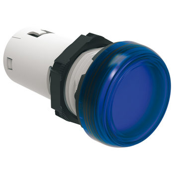 MONOBLOCK BLUE LED PILOT LIGHT 24VAC/DC