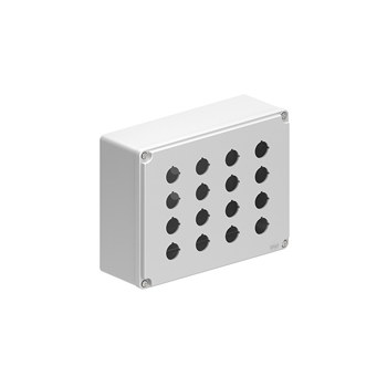 16 HOLE METAL PUSHBUTTON STATION