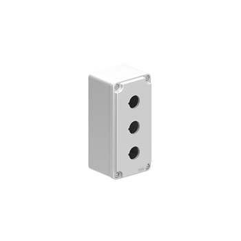 3 HOLE METAL PUSHBUTTON STATION