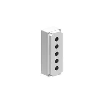 5 HOLE METAL PUSHBUTTON STATION