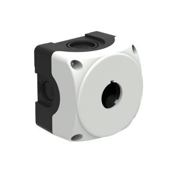1 HOLE EMPTY PUSHBUTTON STATION - GREY
