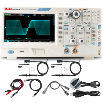 Digital Oscilloscopes, MSO2202-S 200MHz 2+16Ch MSO with Signal Generator