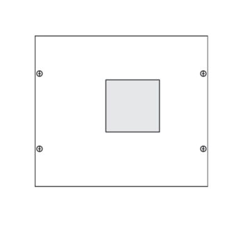 MOUNT KIT MCCB 16-160A 300x350W FOR ENCLOSURE 250A AND FOR ENCLOSURE FM109