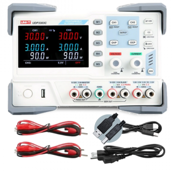 Programmable Linear Power Supplies, UDP3303C 3Ch Classic-Series Programmable Linear DC Power Supply
