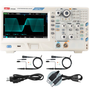 Digital Oscilloscopes, UPO2202 200MHz 2Ch MSO (w/o Logic Pod)