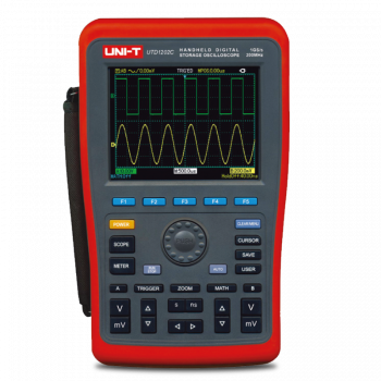 Handheld Digital Storage Oscilloscopes, UTD1062C: 60MHz, 7.5Kpts, 250MSa/s, 2-Channel