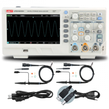 Digital Oscilloscopes, UTD2102CEX+ 100MHz 2Ch DSO