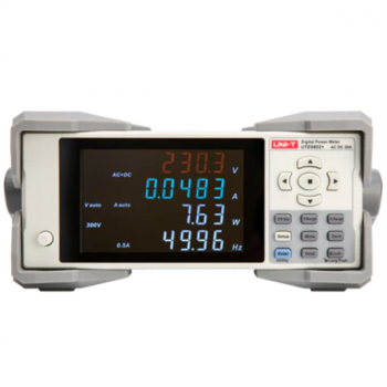 Power Meter, UTE9802+ Power Meter – 600V/20A, True RMS, AC/DC/AC+DC Measurement