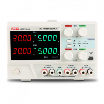 Non-Programmable Linear Power Supplies, UTP3305-II 3Ch Linear DC Power Supply