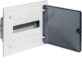 12 WAY FLUSH DISTRIBUTION BOARD TRANSPARENT DOOR