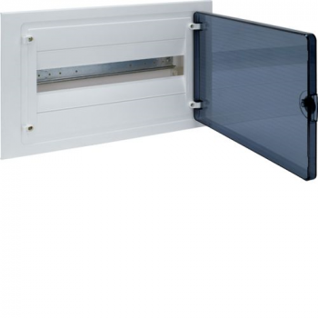 18 WAY FLUSH DISTRIBUTION BOARD TRANSPARENT DOOR