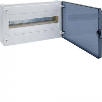 18 WAY SURFACE DISTRIBUTION BOARD TRANSPARENT DOOR