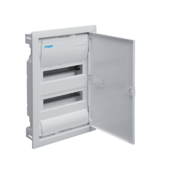 24 WAY FLUSH MOUNT DISTRIBUTION BOARD METAL DOOR